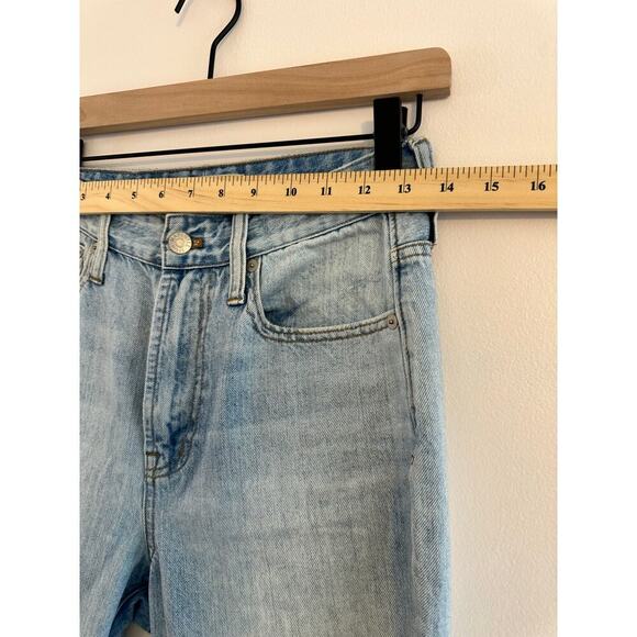 Madewell Lightwash High Rise Curvy Perfect Vintage Straight Leg Jeans Size 25 - Picture 6 of 8